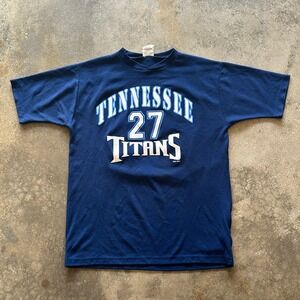 Vintage Tennessee Titans #27 Eddie George NFL Football Jersey Mens‎ L